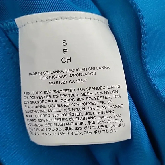 SMALL Old Navy Go-Dry High Support Wirefree Sports Bra Blue NWT - Picture 7 of 8